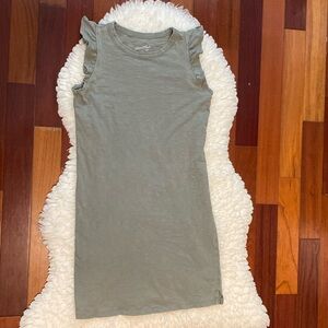 Universal Thread Ruffle Sleeve Sage Green Dress Soze Small